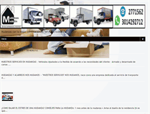 Tablet Screenshot of mudanzasmedellin.com